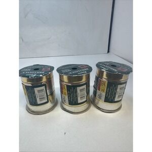 (3) SPOOLS VINTAGE BERWICK FLORA SATIN REVERSIBLE RIBBON‎